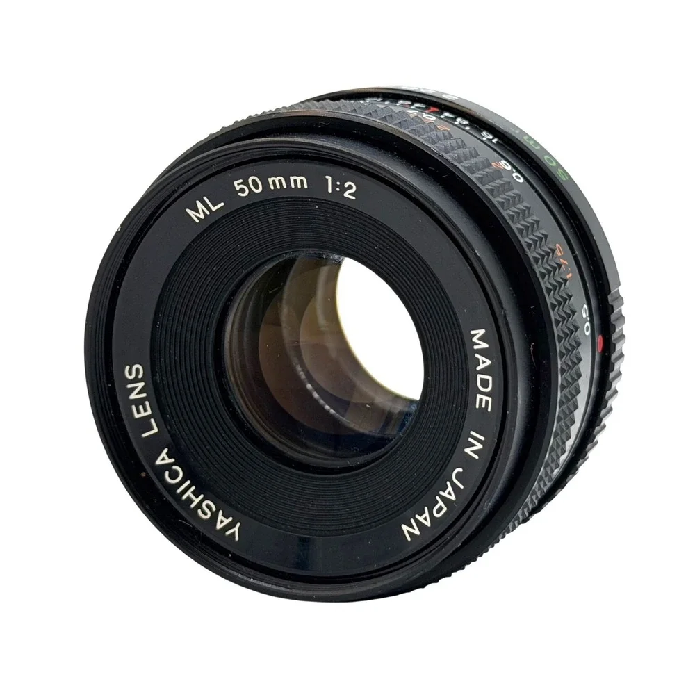 Yashica ML 50mm f2 Lens Contax Yashica CY Mount Manual Focus Prime Made in Japan